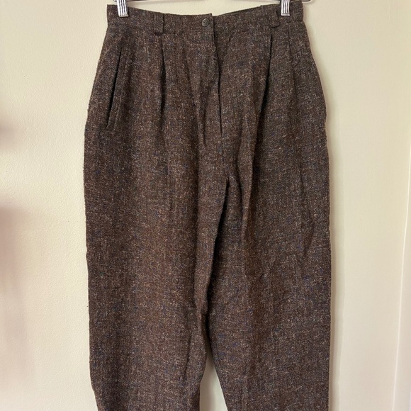 Vintage Wool Lined High-Rise Pants - Picture 1 of 3